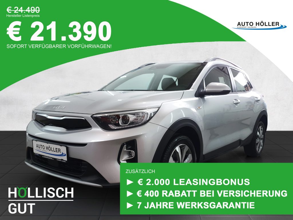 KIA Stonic 1,0 TGDI GPF ISG Silber
